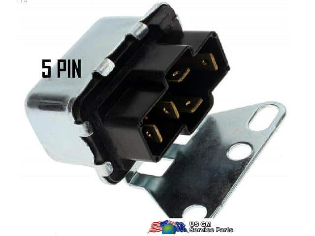Relay Heater Fan blower 81-87 era various: 5 pin