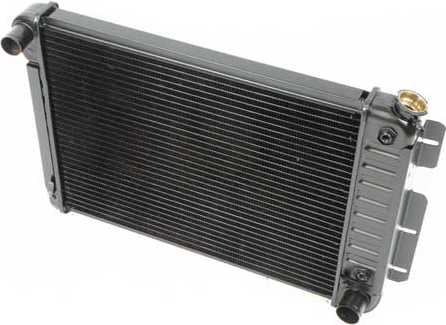 Radiator: 3 Core 67-69F - SB V8 Auto - Copper