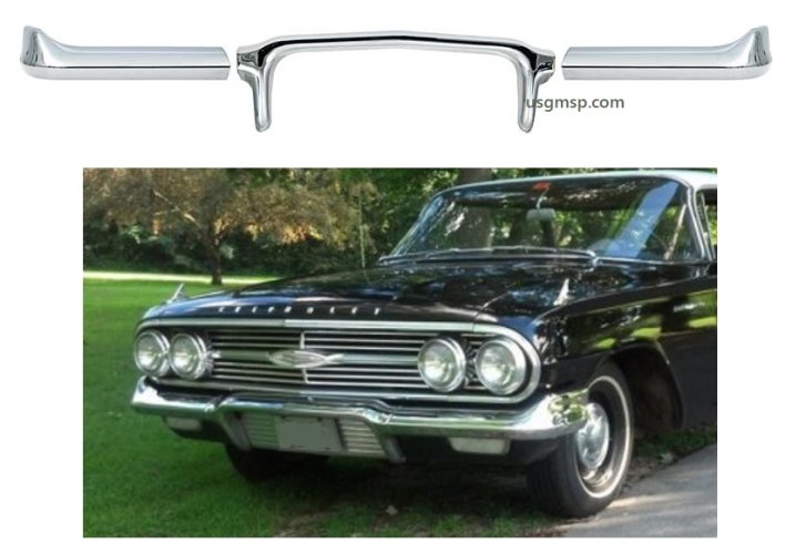 1960 Chev Belair/ Impala FRONT bumper