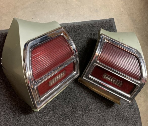 69 Chevelle Tail lamp Housing Set (used)