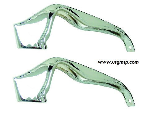 1964 Chev Bumper OVER RIDER set - REAR