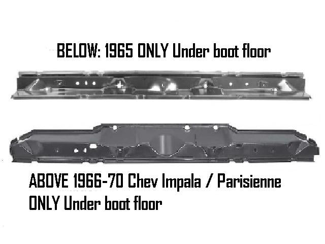 65-70 Chev Impala Trunk Floor REAR cross brace