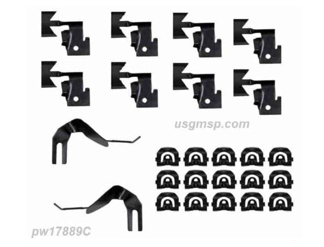 Clips: 65-67 Full size -Windscreen Mold clip set (25 pce)*