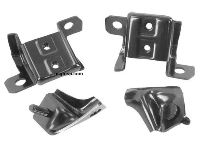 Bumper Bracket Set: 70-72 Camaro REAR (4)