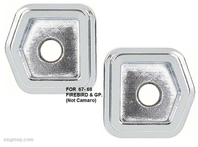 Dash Grab handle BEZELS: 67-8 Firebird & GP