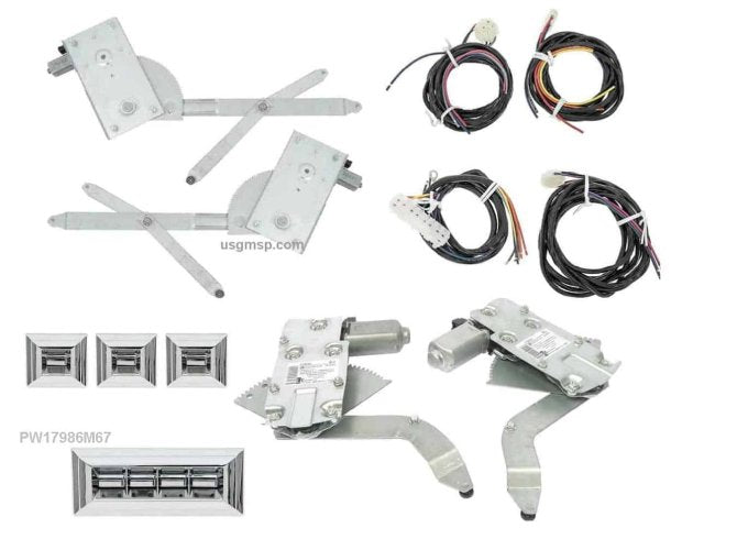Electric Window Conversion Kit: 67 Camaro / Firebird