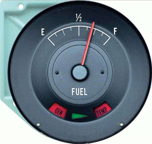 Fuel Gauge: 68 Firebird Stardard