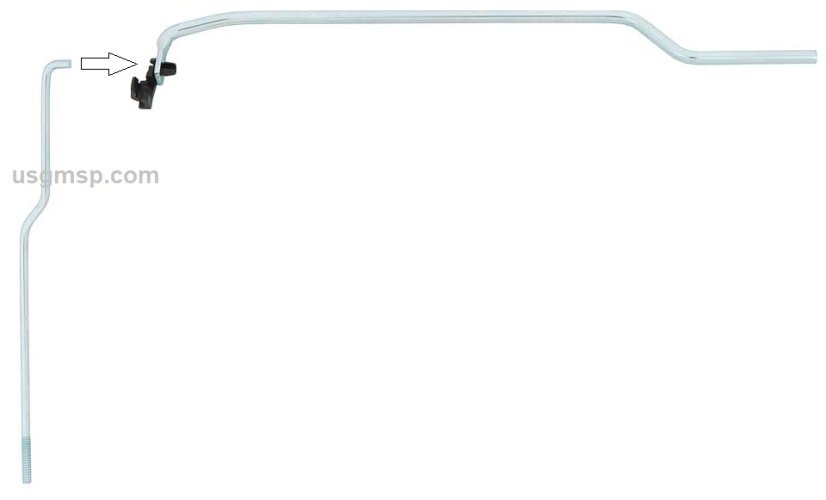 Door Rod Set: 70-81 F LOCK ROD SET (ea)