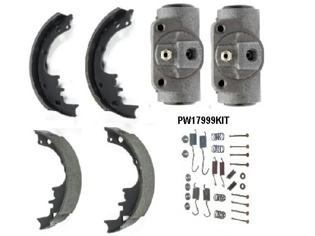 Brake Shoes Cyl's & Spring Kit: 70-75 F REAR