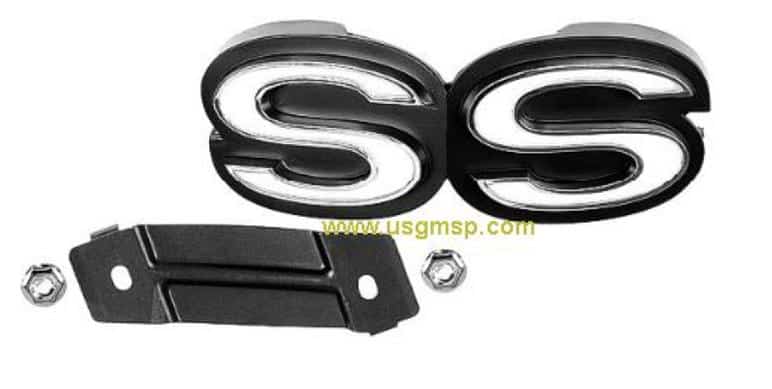 Emblem: "SS" Grille 71 El Camino / Chevelle (on Grille)