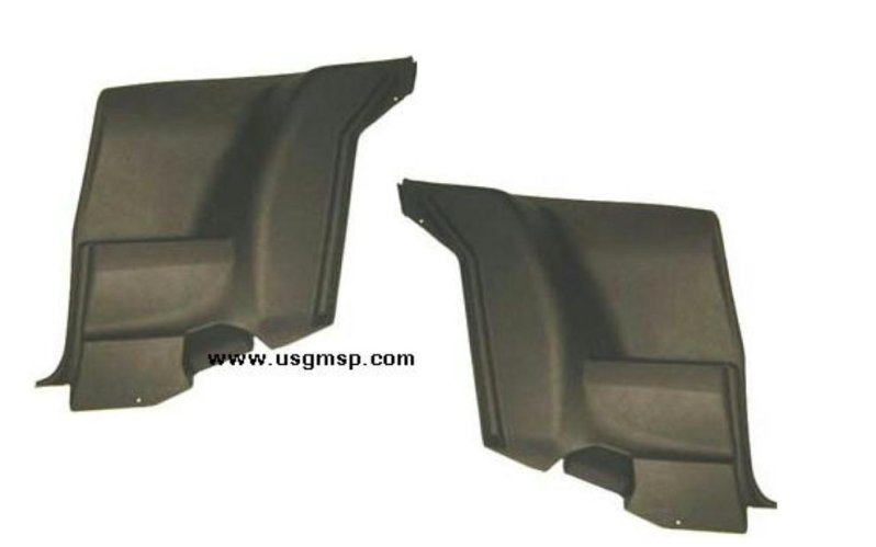 Trim Panel: 72-81F Lower rear Armrest Panel (repro)