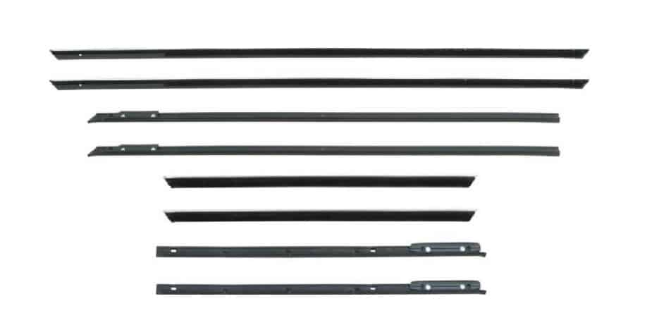 Window Felt Kit: 63-64 - 4 door PILLARLESS SEDAN (8) - Authentic
