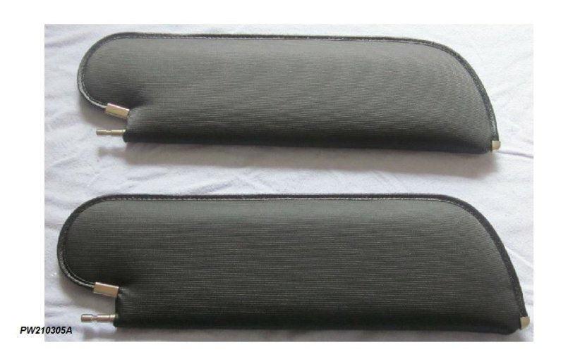 Sunvisors: 69 Chevelle, Skylark Cpe Black Bedford Pr