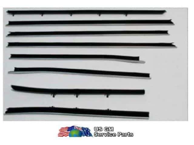 Window Felt Kit: 69-72 GTO+ CPE Std (8)
