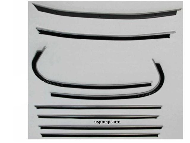 Window Felt Kit: 69-72 GTO+ CPE Std (8)
