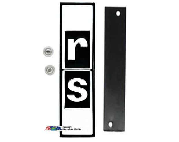 Grille Emblem: "RS" 67-68 Camaro front emblem