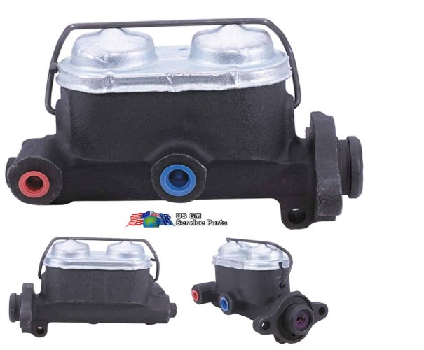 Master Cylinder: 67-72 GM w/ Drum Front (Bore 1" - Shallow Piston)