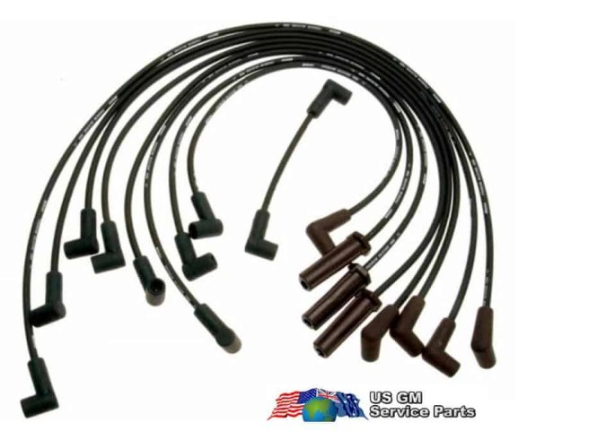 Spark Plug Lead Set: 87-88F V8 w/ TPI (GM)