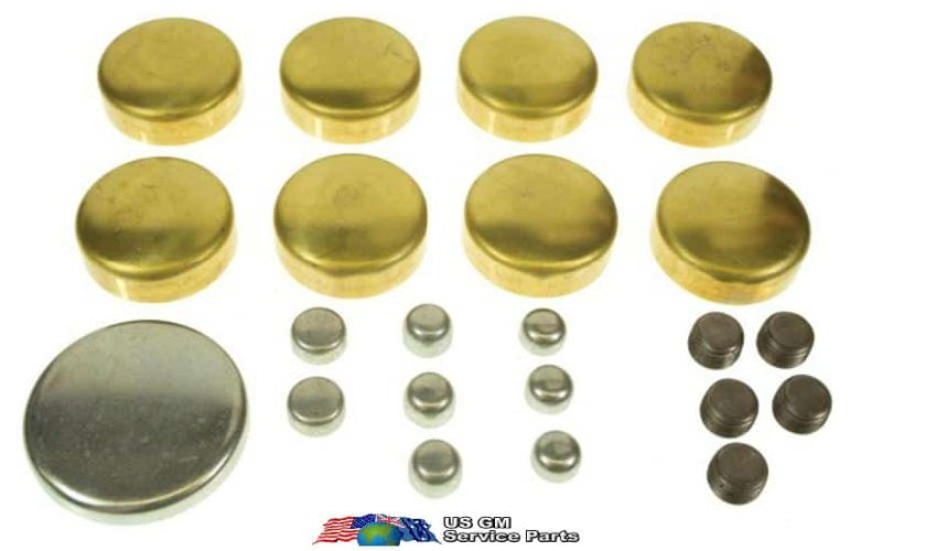 Welsh Plug Kit: Chev V8 Small Block (Brass)