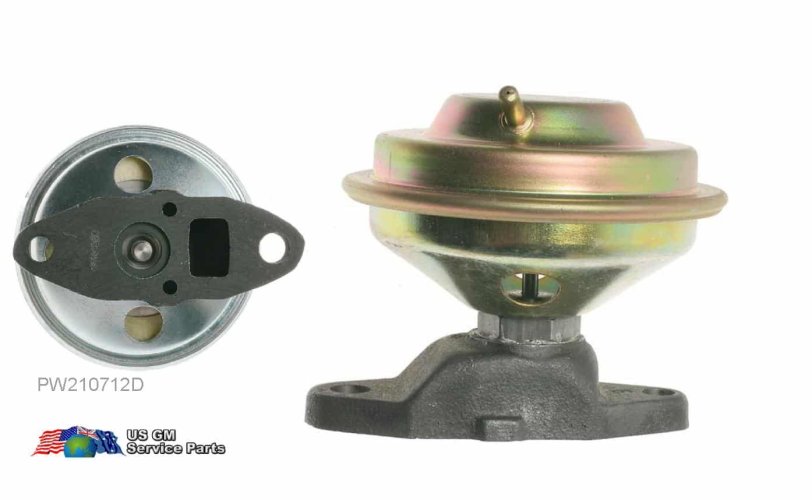 EGR Valve: 1981 Pontiac TA  & TTA 301 V8 V8