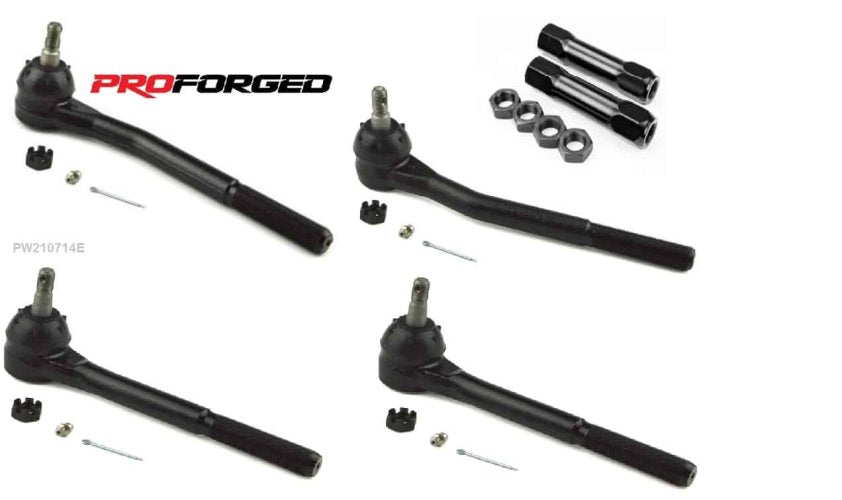 Tie rod end rack kit: 75-81 F w/ Chev V8