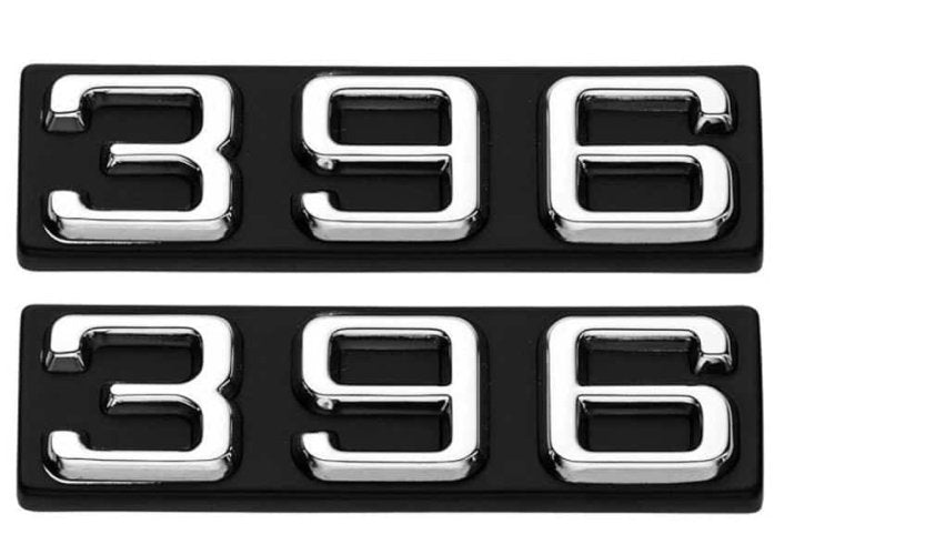 70-75 Fender "396" emblem (pair)