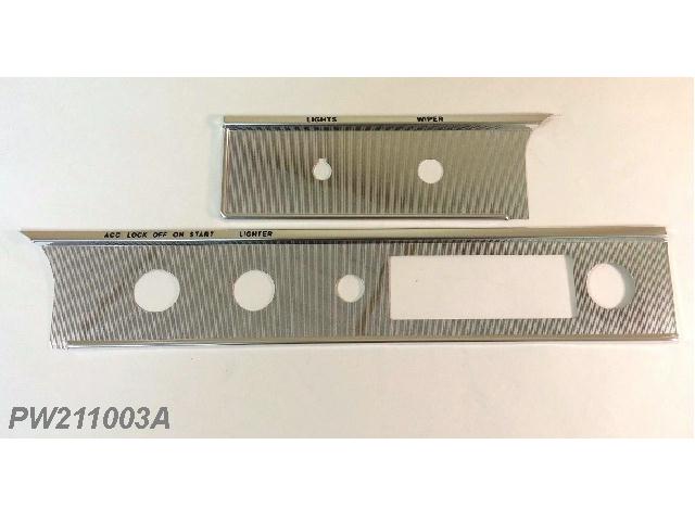Dash Facia Set: 64 Chevy Impala 2 pce