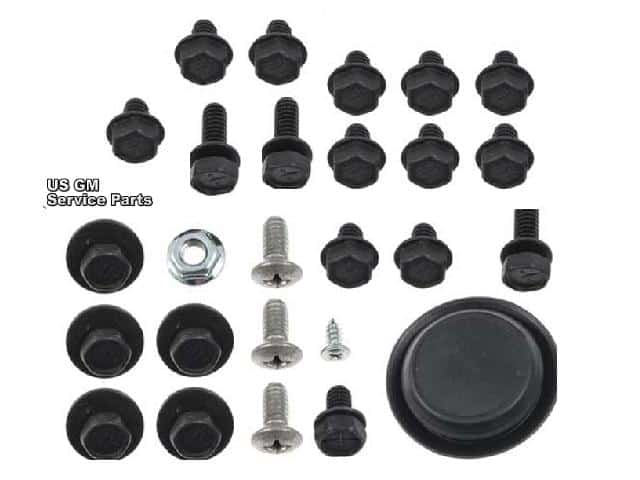 Inner Door Hardware Mounting Kit: 1968-69F