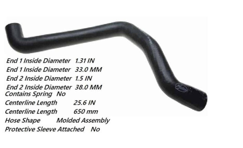 Radiator Hose: Upper 88-92 TPI TBIV8
