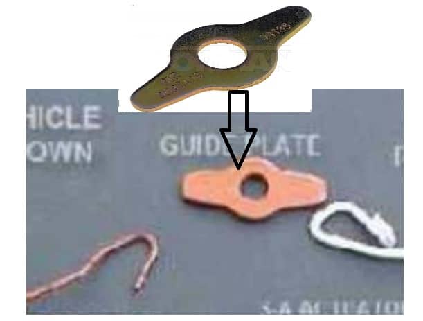 Guide brake Shoe Upper : 60's - 70's GM