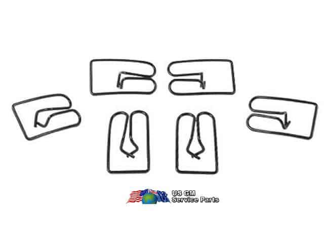 Rocker Panel Molding Clip Kit:  64 Impala  (6)