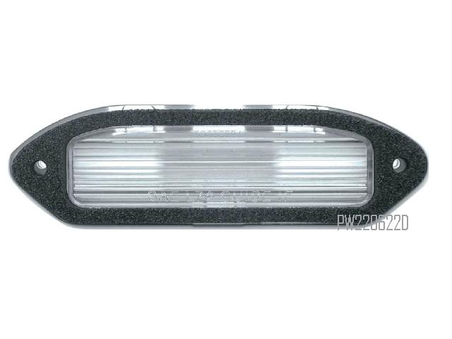 License Plate Lamp Assembly: 74-78 Camaro