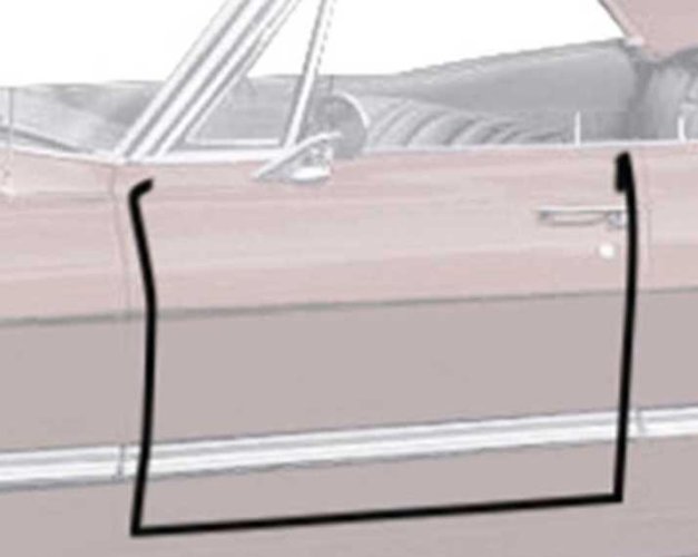 65-66 Full Size 4 Door Seals Pillarless 4 Dr (Pr) - FRONT