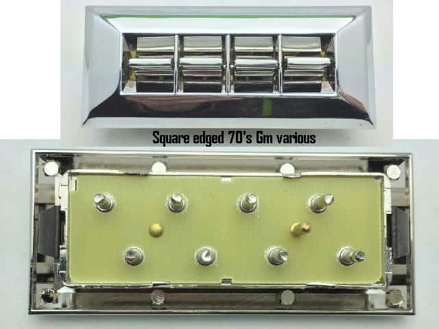 Window Switch 4 Gang: 71-77 - 4 gang - 8 pin - TYPE 1