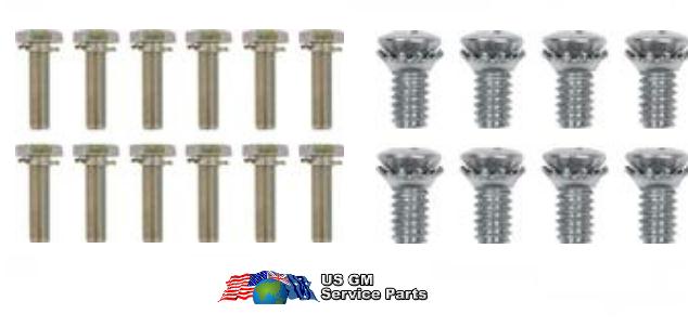 Door Hinge Bolt Kit: 55-57 Chevrolet (20)
