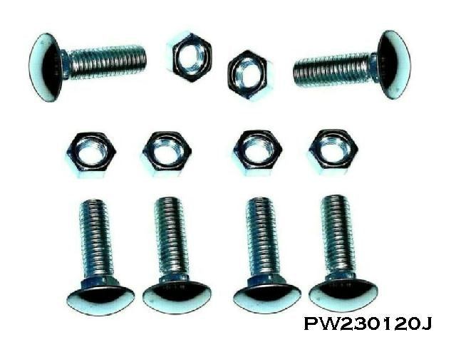 Bumper Bolt Kit: 55-57 Chev Belair / 210 (12 pce)