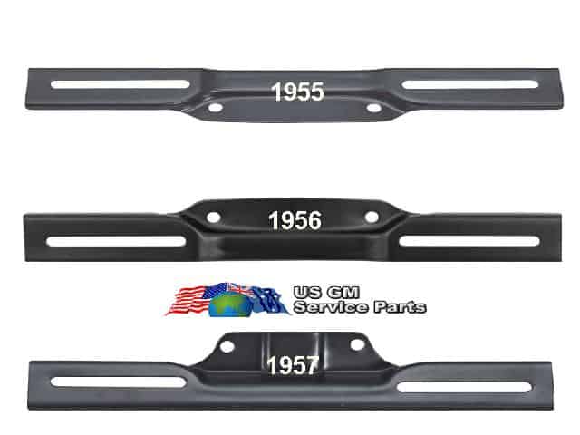License Plate Bracket: 55-57 FRONT (choose)