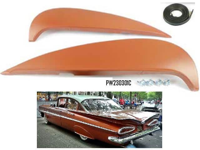 Fender Skirt Kit: 1959 Chev Full Size 