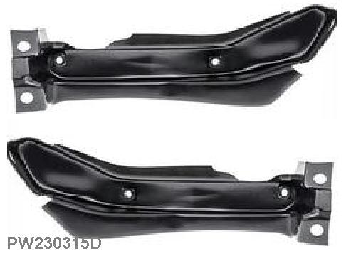 Bumper Bracket: NOVA 62-66 Rear PR