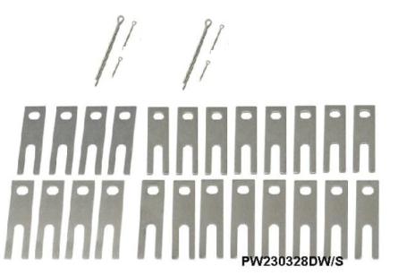 Corvette 63-82: Trailing Arm SHIM KIT