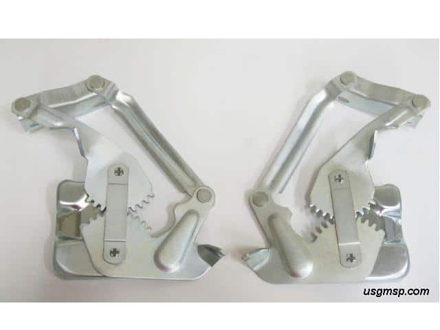 Hood Hinge Set: 55-56 Chevrolet Full Size (PAIR)