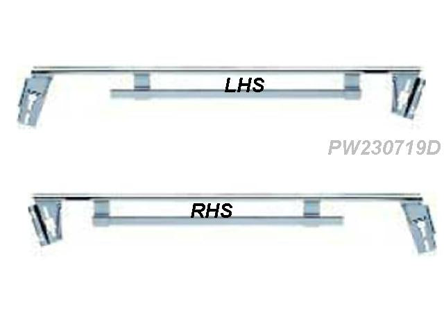 Window Frame Lower Channel: 61-64 Full Size 2 door (ea)