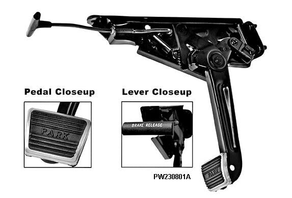 Park Brake Assembly: 64-67 Chevelle / El Camino