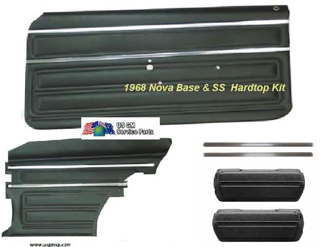 Door & 1/4 Trims: Nova 68 - 2 Door