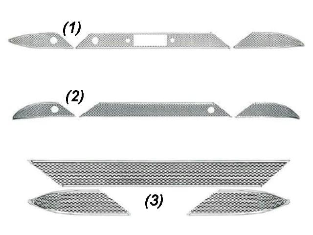 55 Chev Dash Panel Trim SET