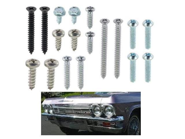 Screw Kit: 65 Chev Impala Bel Air - Exterior