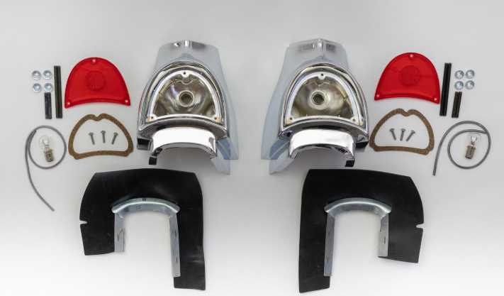 57 Chev Bel Air/210 Tail lamp assembly KIT  - Gene Smith Brand