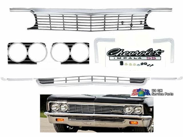 66 Chev Impala Grille Kit: Impala SS
