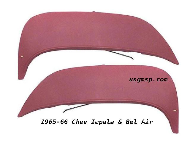 Fender Skirt Kit: 1965-66 Chev Impala & Bel Air