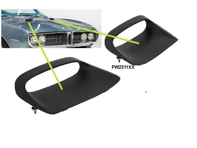 Hood Scoops: 67-69 Firebird (PR OPEN)